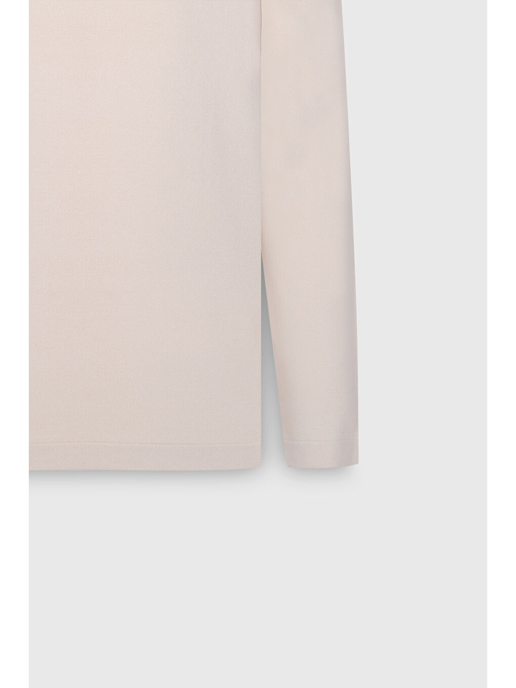 Erkek Bej Standart Fit Normal Kesim Bisiklet Yaka Triko Basic Kazak-7