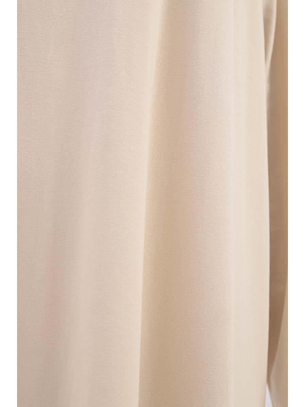 Bej Taş-Uzun Kollu İçlik Elbise-4