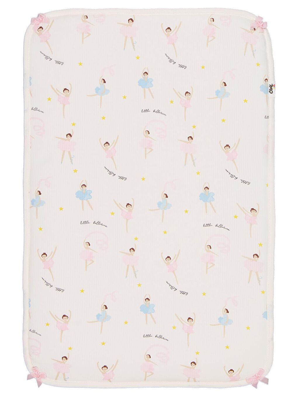 Baby Balerin Empirme Baskılı Alt Açma - Ekru Standart