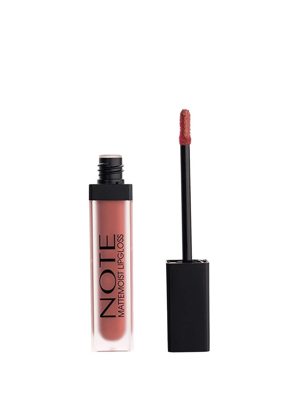 Note Cosmetique Kahverengi Mattemoist Lipgloss Yarı Mat Saten Bitişli Likit Ruj 413 Coral Touch - Kahverengi