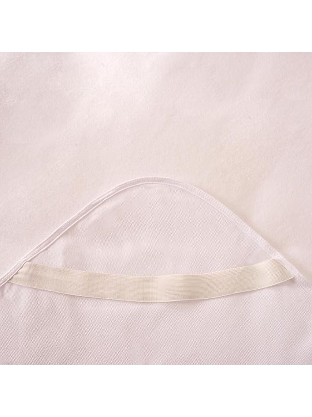 Soft Breeze Pes Çift Kişilik Lastikli Alez - Beyaz - 160x200 cm-2