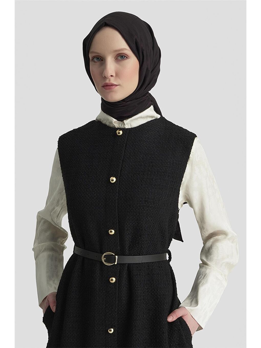 Elbise 25Kt904 Siyah-3