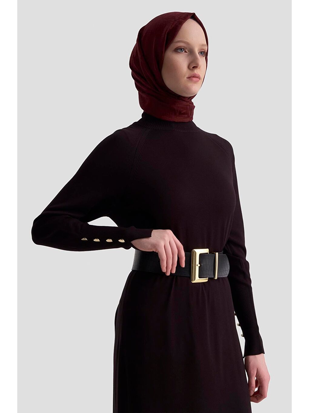 Elbise 25Kd7002 Siyah-2