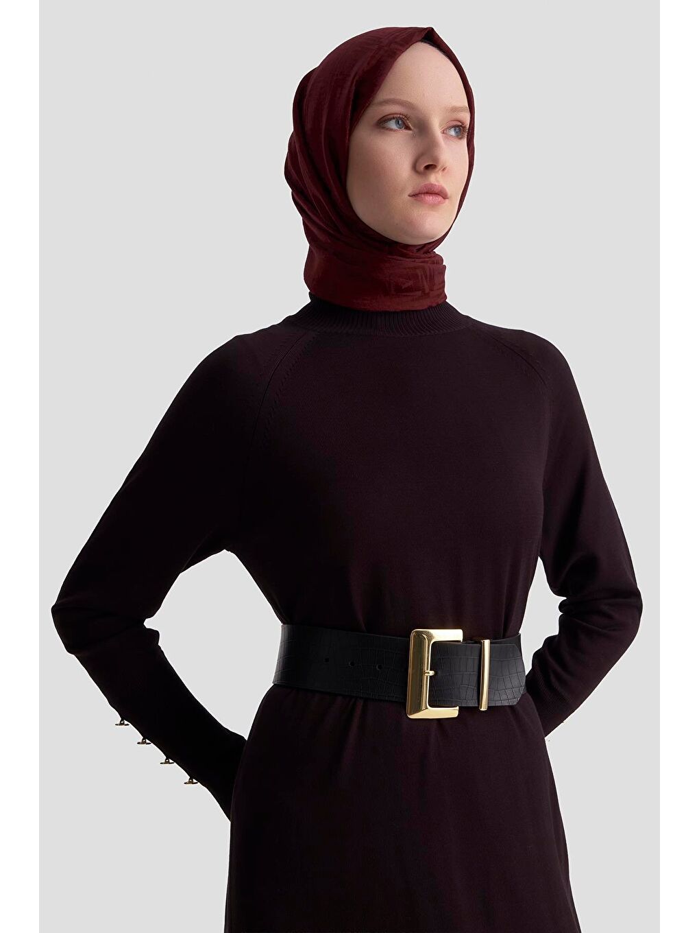 Elbise 25Kd7002 Siyah-3