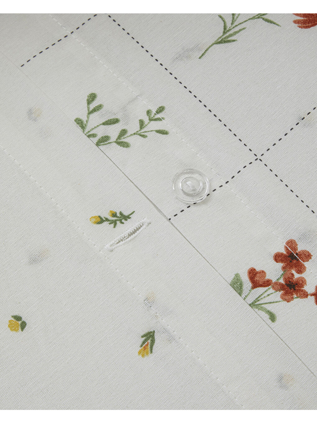 Damada Bloom Kolay Ütülenir Çarşaflı Tek Kişilik Nevresim Takımı 160x220 cm Sarı-Yeşil-6