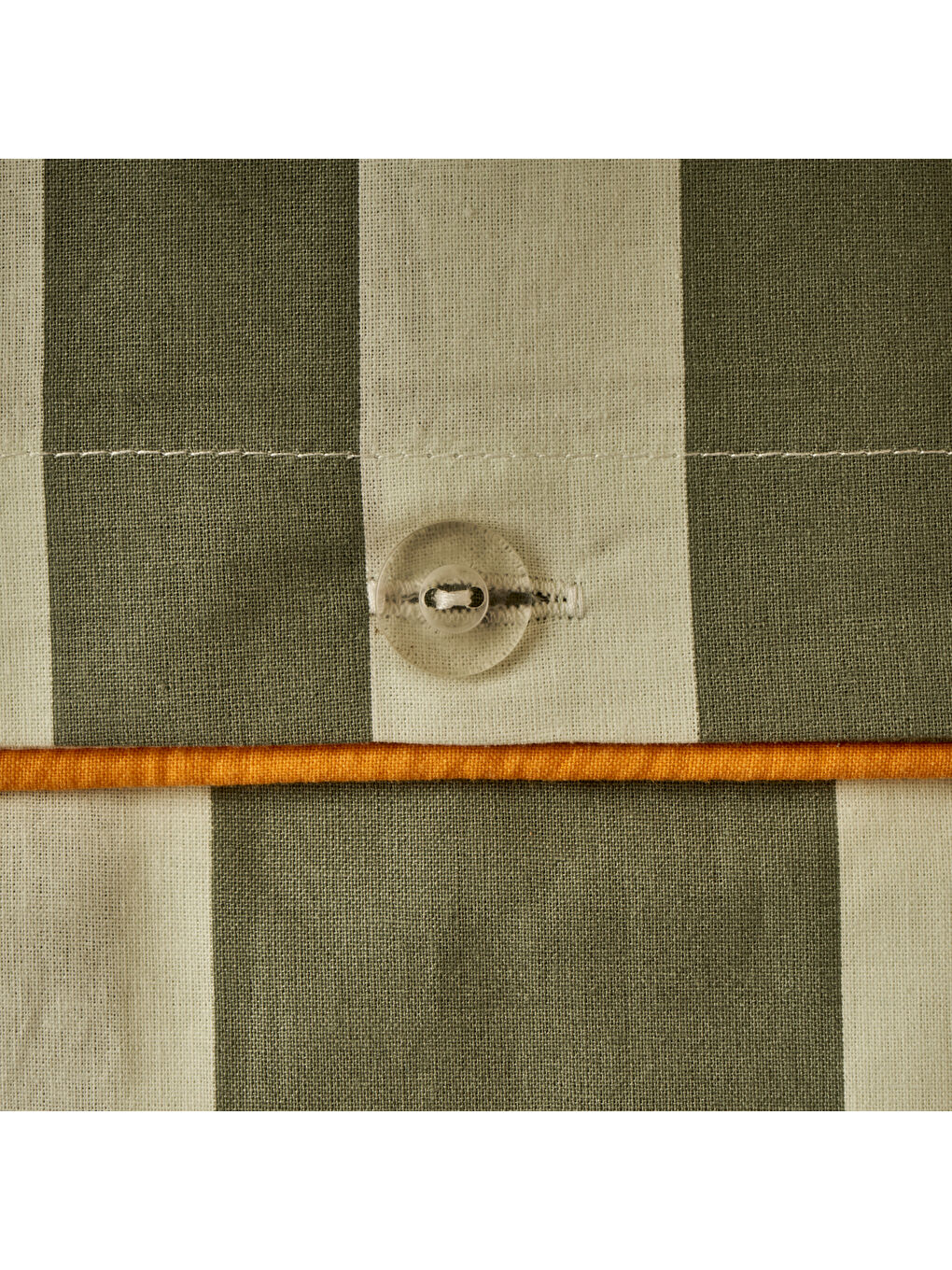 %100 Pamuk Line Çift kişilik Nevresim Takımı Yeşil (200x220 cm)-5