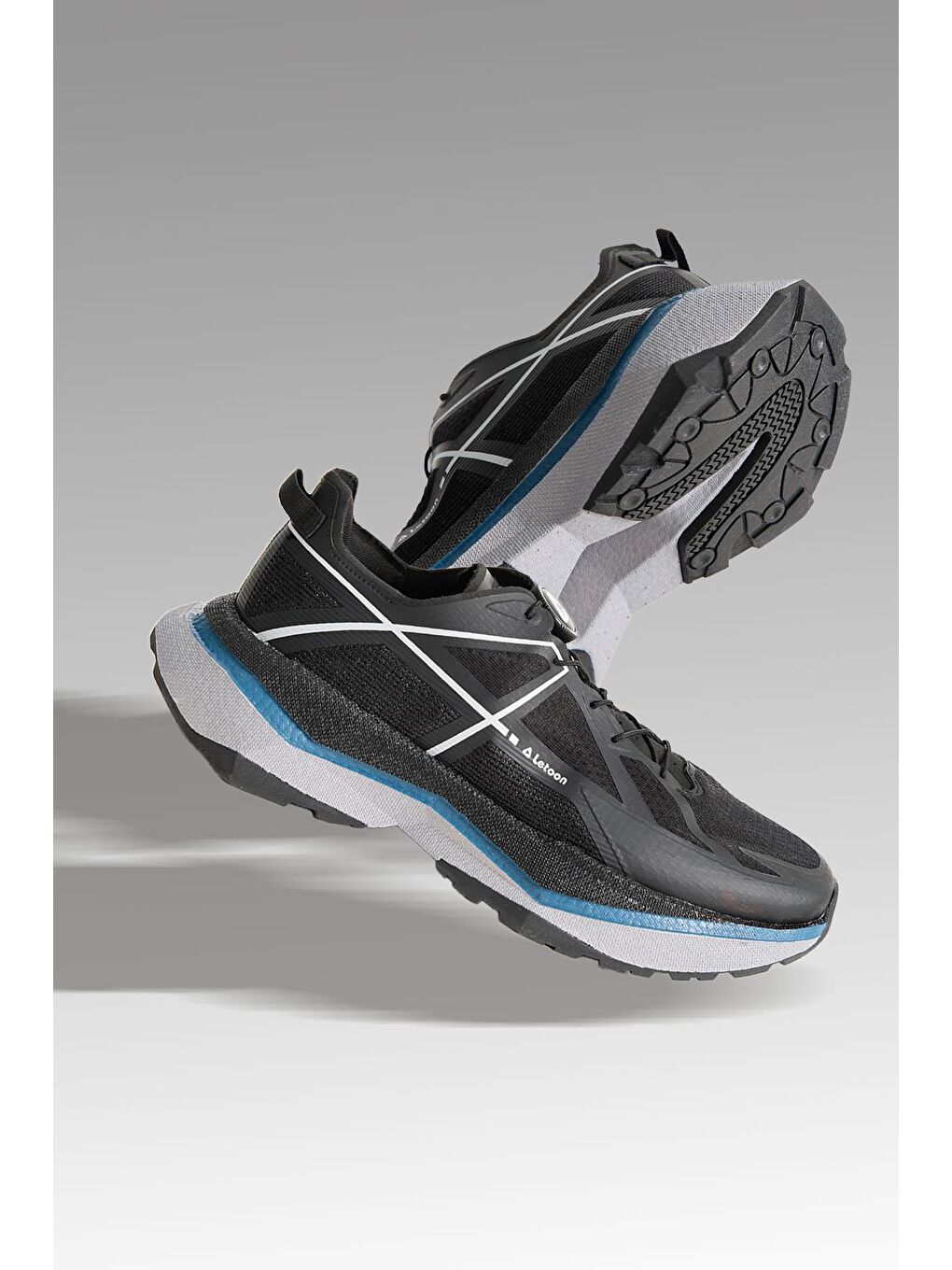 Siyah Nefes Alabilir Günlük Ayakkabı