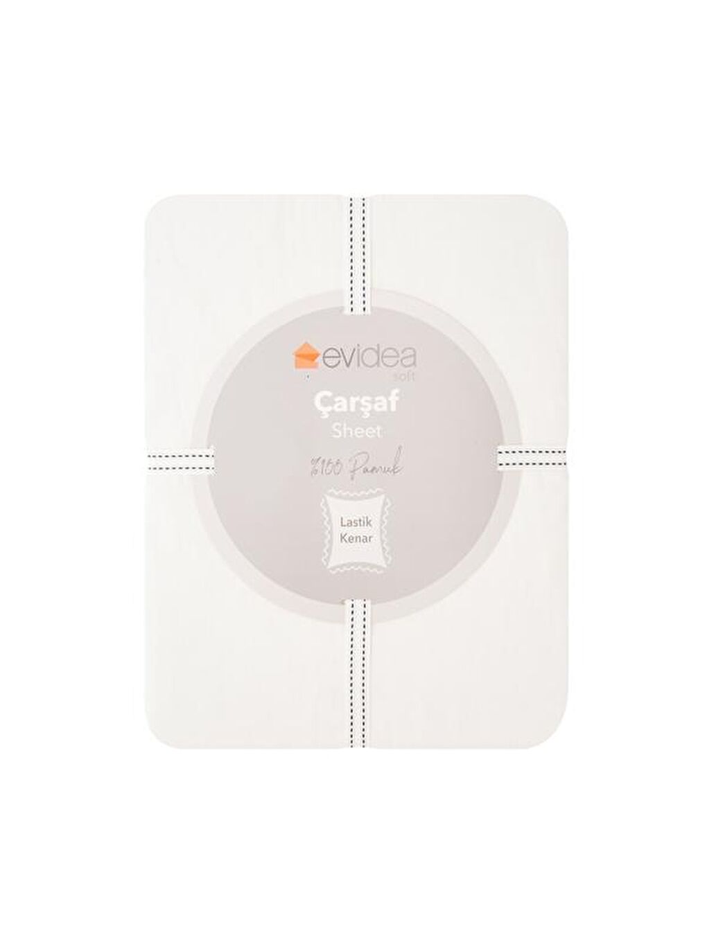 Soft Çift Kişilik Lastikli Çarşaf - Beyaz - 180x200 cm-2