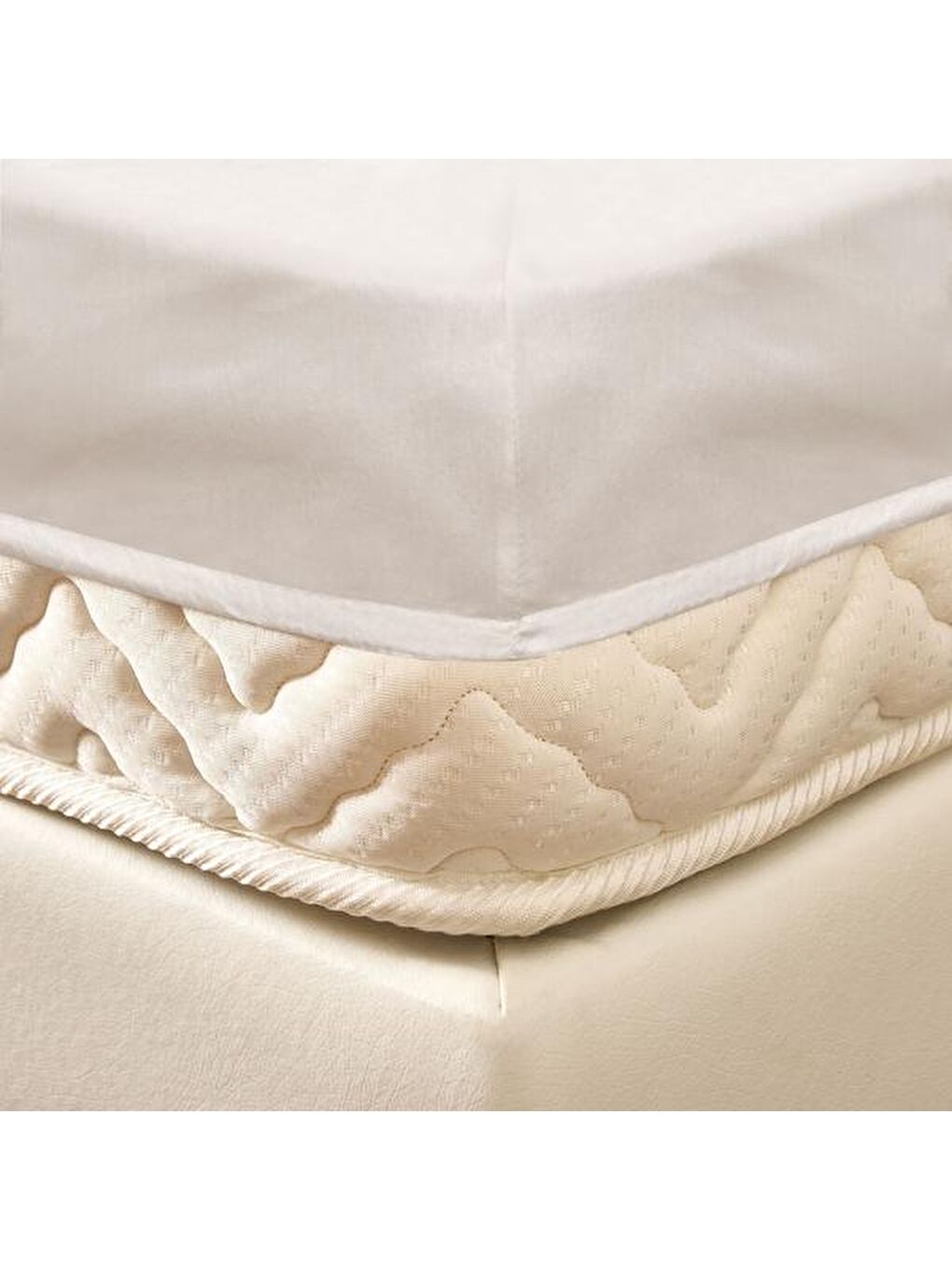 Soft Çift Kişilik Lastikli Çarşaf - Beyaz - 180x200 cm-4