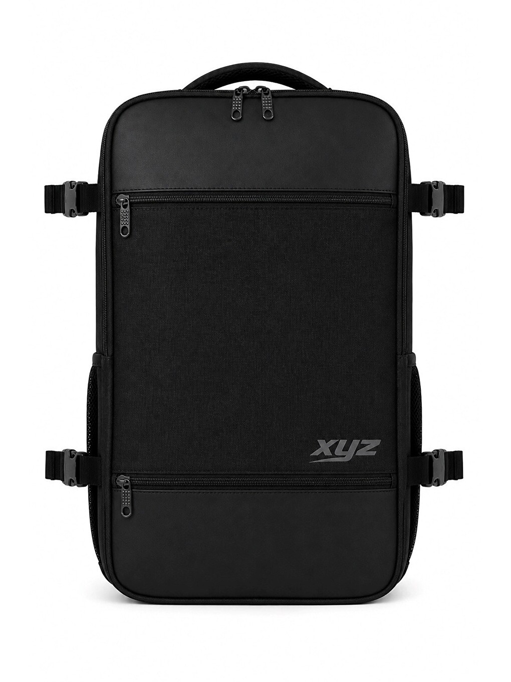 Siyah Xyz Tr-100 Kabin Boy Uçak İçi Ergonomik Laptop Ve Tablet Bölmeli Seyahat Valiz Çanta