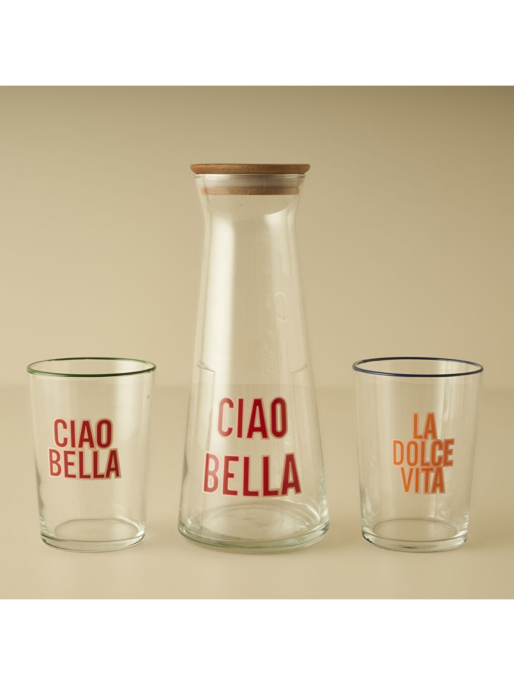 Bella Maison Kirmizi Line Ciao Bella Karaf Kırmızı (1150 cc) - 3
