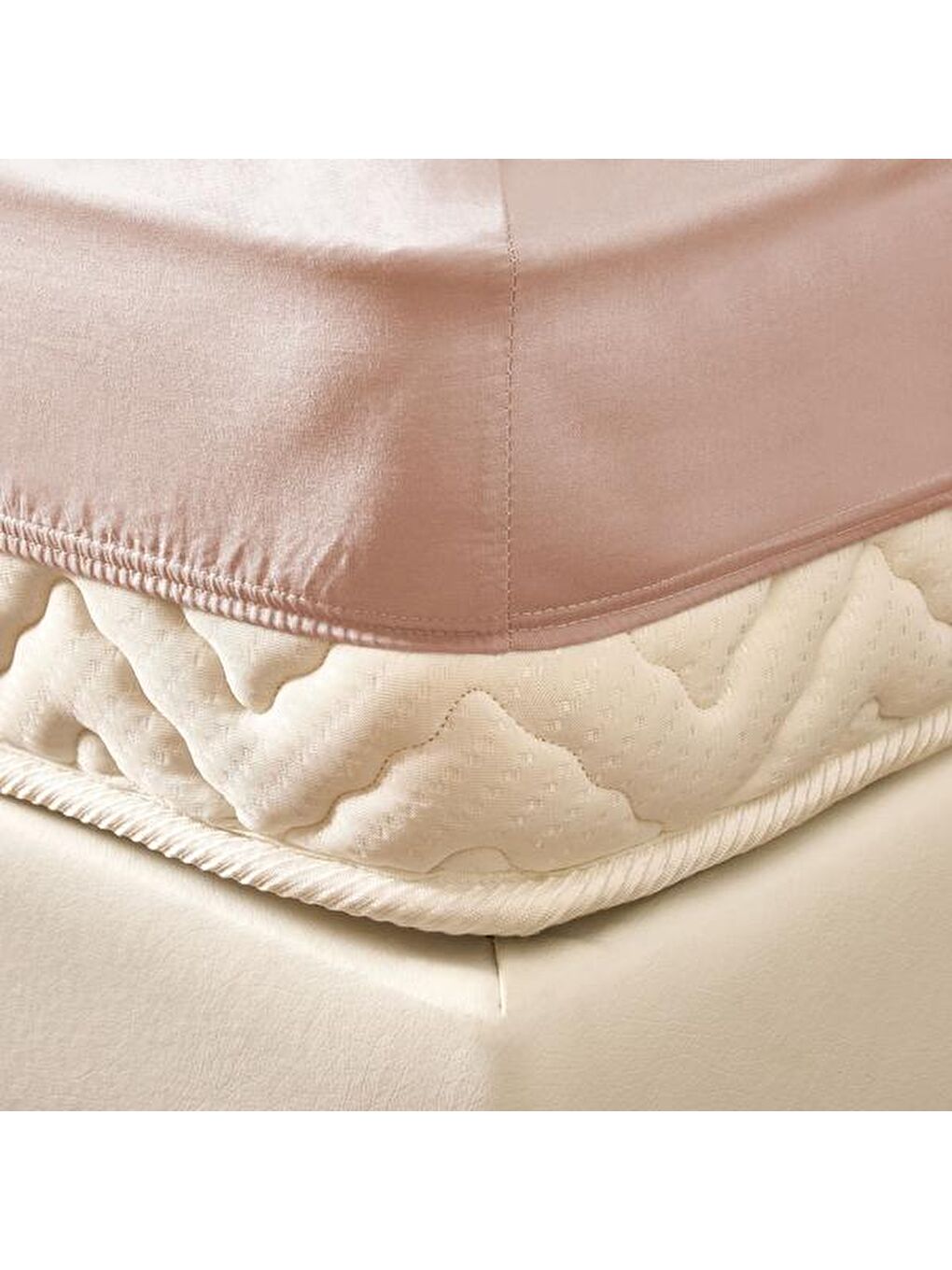 Soft Çift Kişilik Lastikli Çarşaf - Toz Pembe - 180x200 cm-1