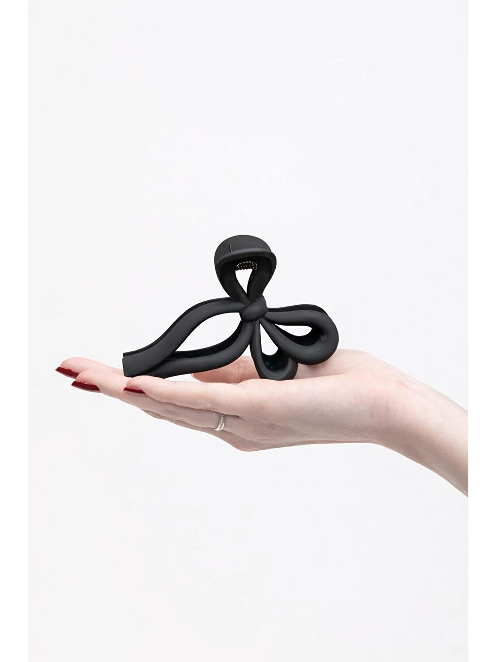 Antrasit Büyük Fiyonk Asetat Mandal Toka-2