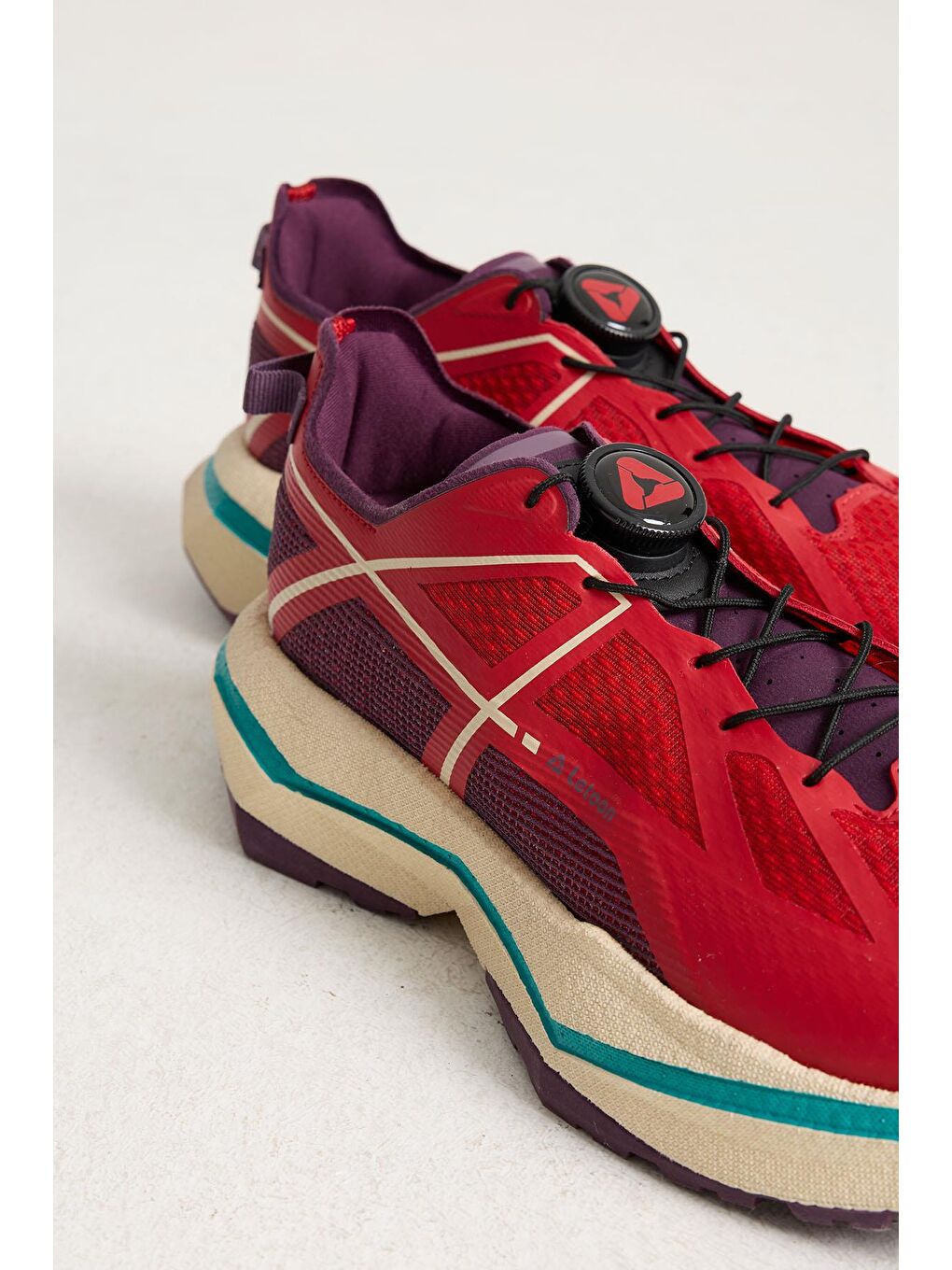 Kırmızı Nefes Alabilir Günlük Ayakkabı-4