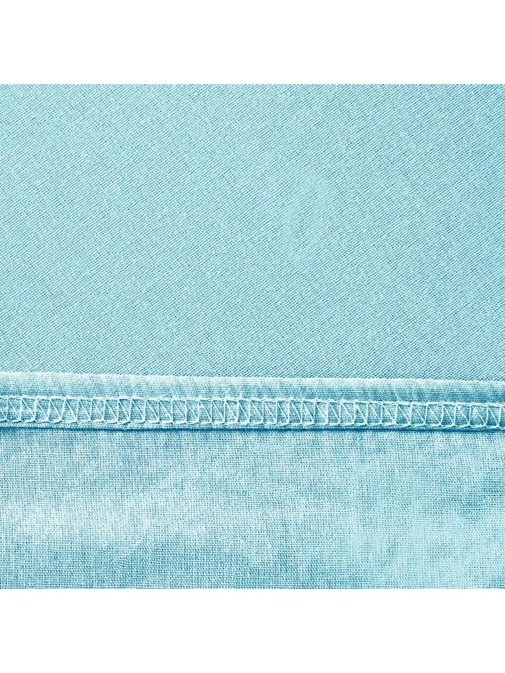 Soft Çift Kişilik Lastikli Çarşaf - Mavi - 180x200 cm-3