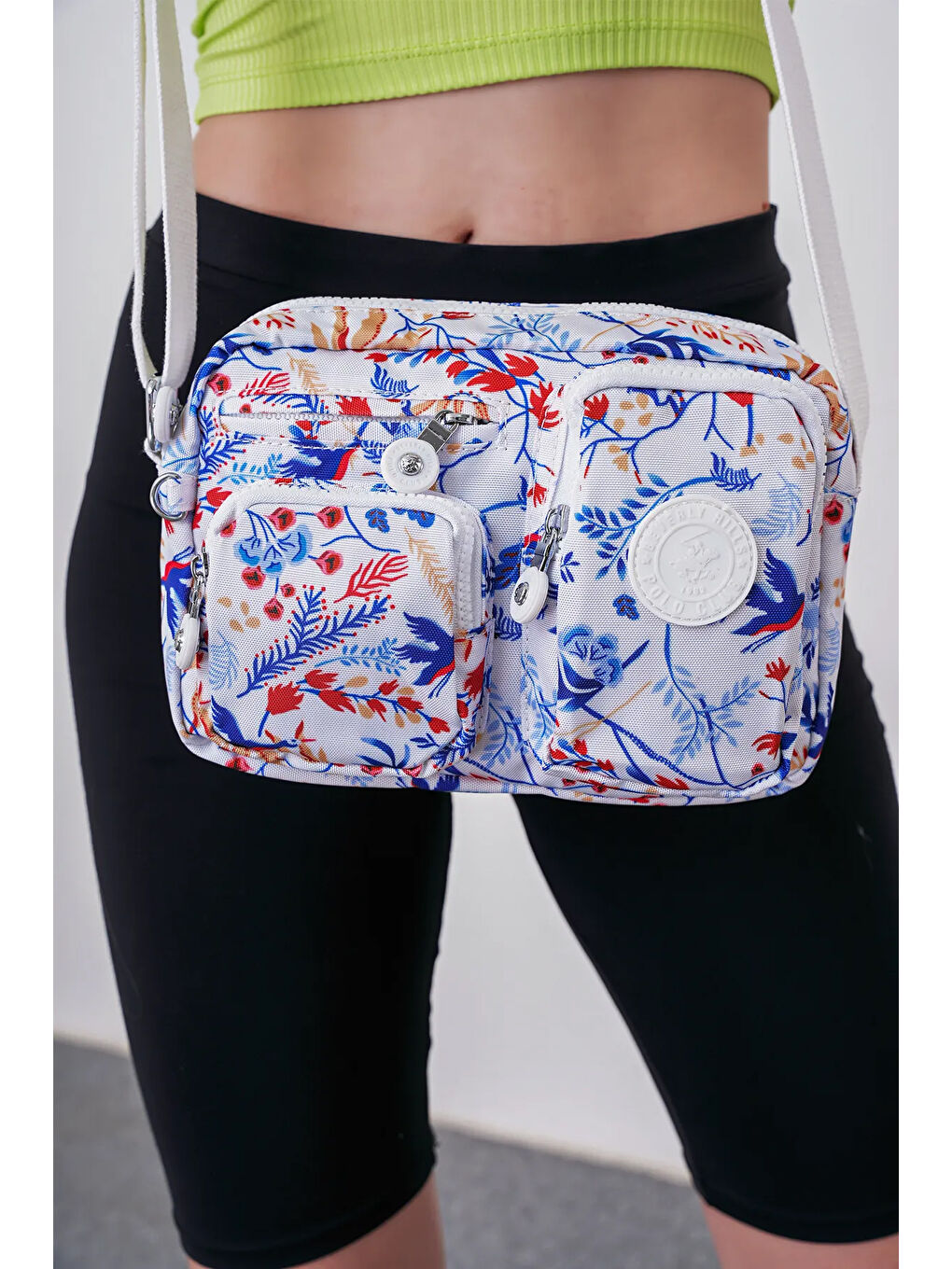 Karışık Çok Gözlü Çapraz Askılı Kadın Çanta BHPC6005-5