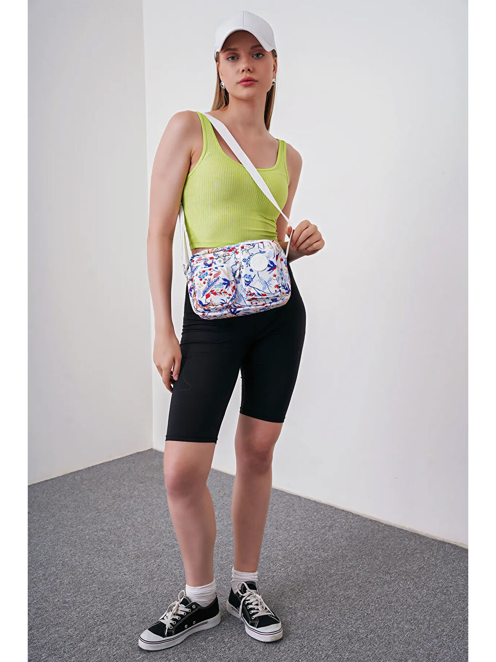 Karışık Çok Gözlü Çapraz Askılı Kadın Çanta BHPC6005-6