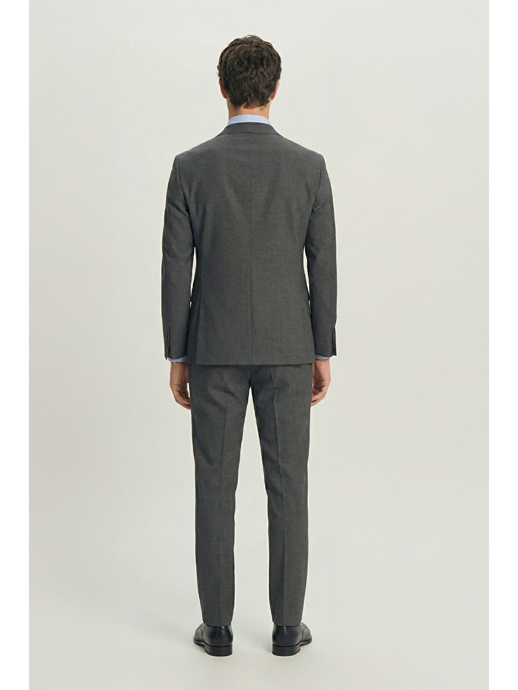 Giotelli Erkek Antrasit Regular Fit Sivri Yaka Yelekli 5 Drop Klasik Takım Elbise-2