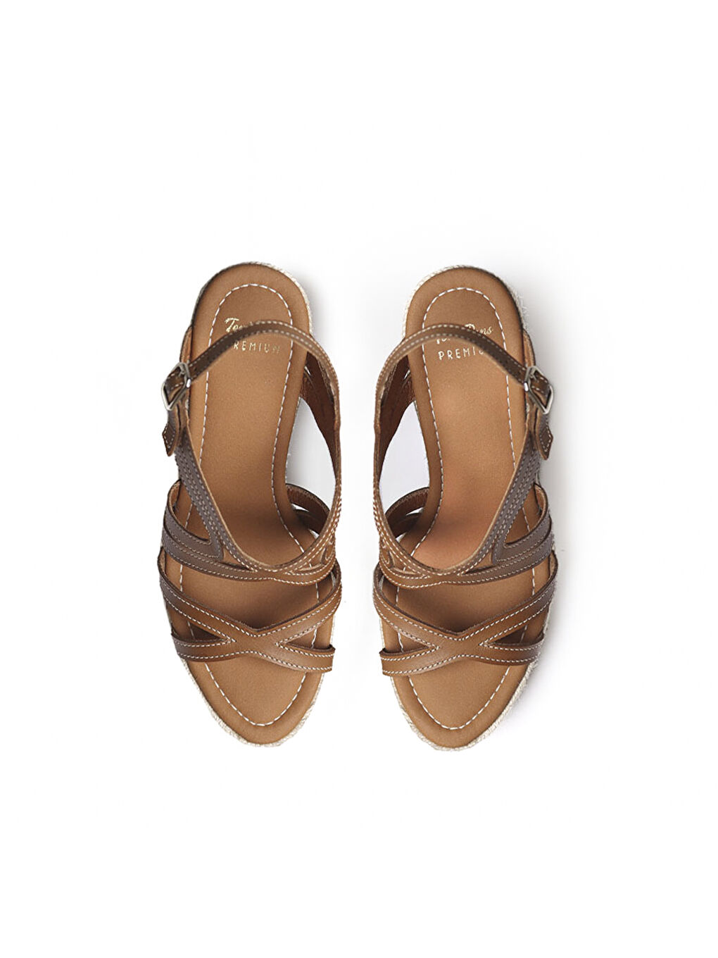 Kahverengi Kadın Sandalet Olimpia Camel-2