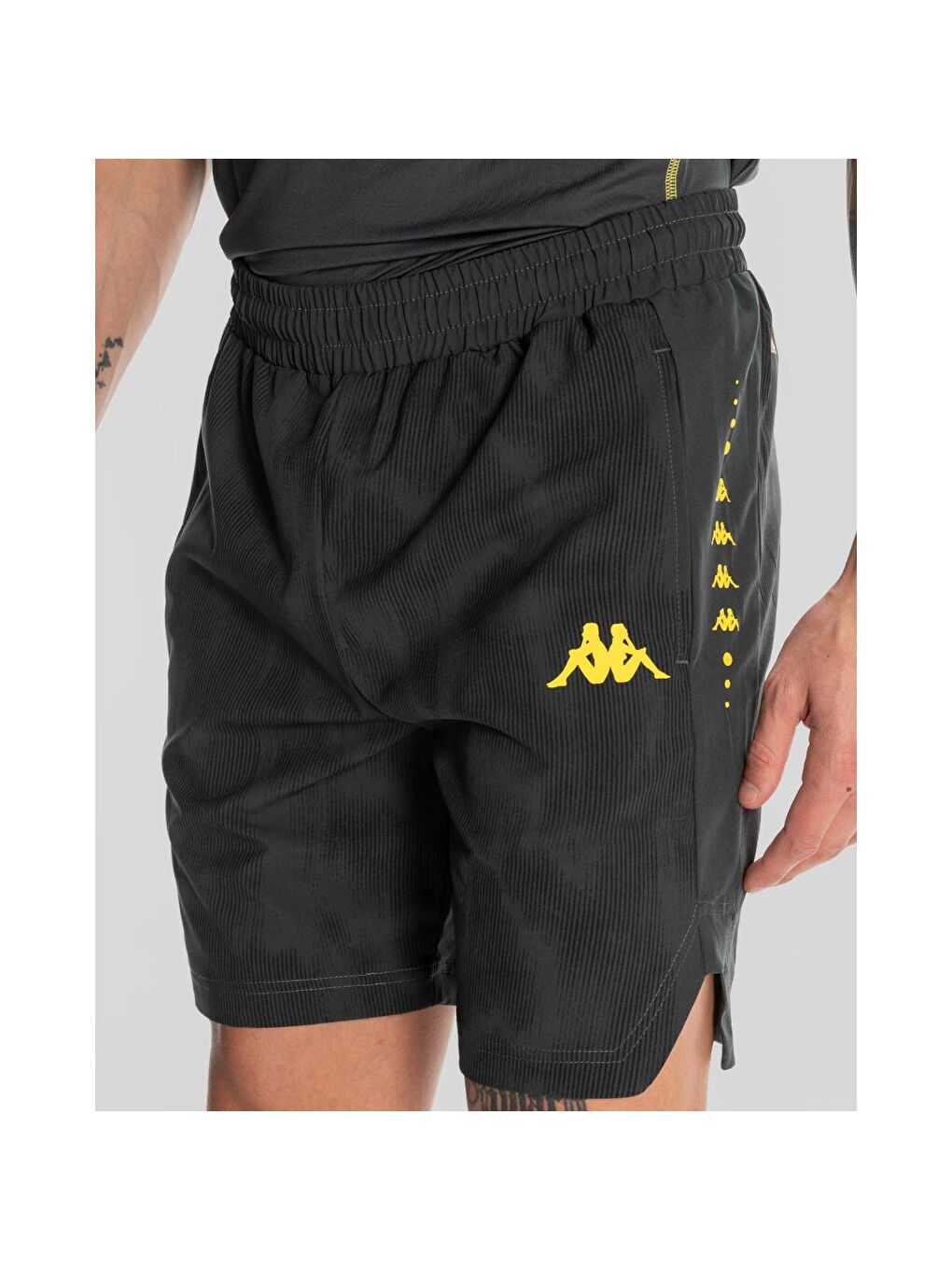 Kombat Fuvu Erkek Gri Şort-1