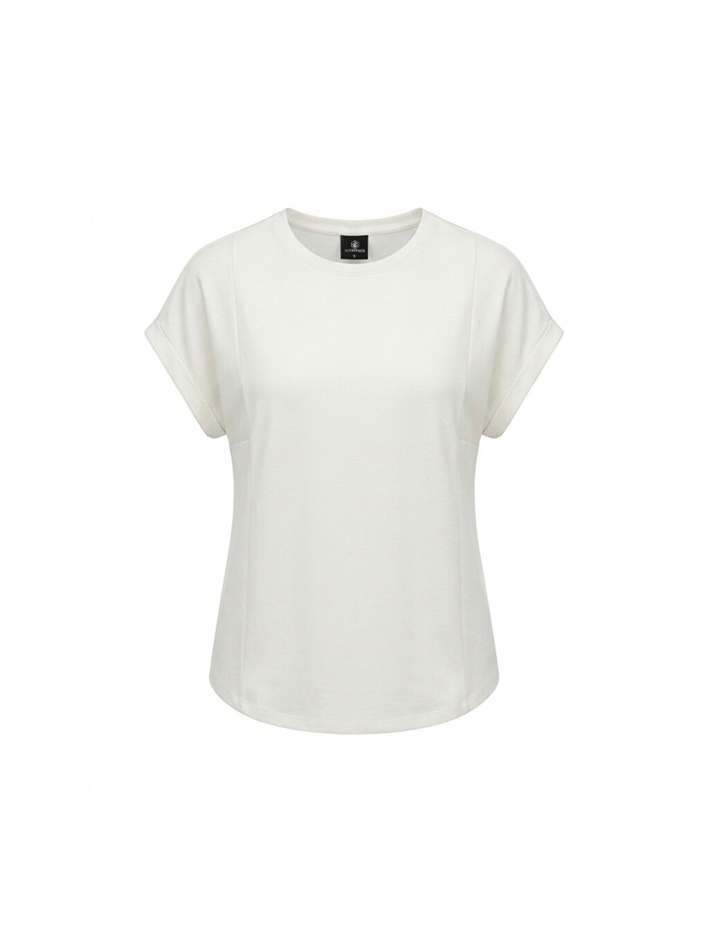 Bej WB 11FUN 11MD1143 Ekru Kadın Kısa Kol T-Shirt