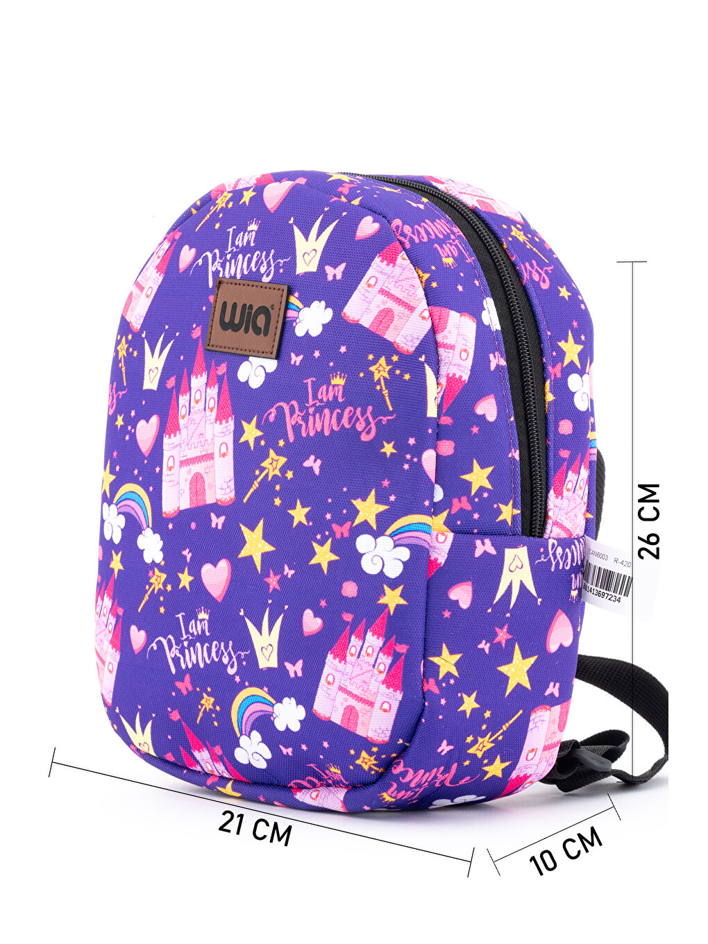 Eğlenceli Baskı Tek Bölmeli Kreş Çanta-5