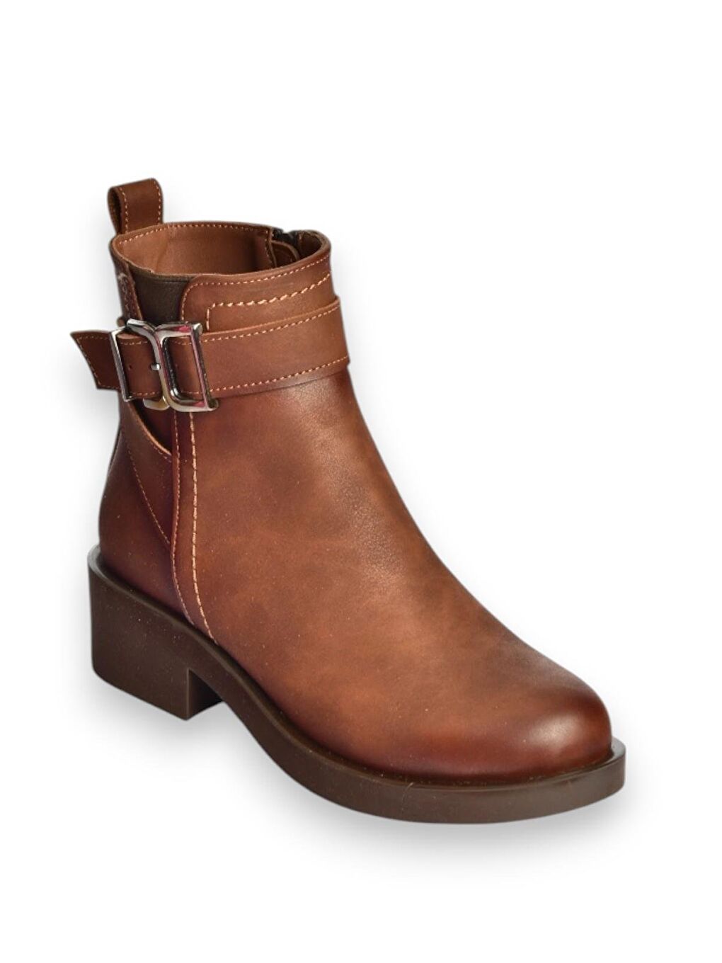 Kahverengi Taba Kadın Bot V674121109-1