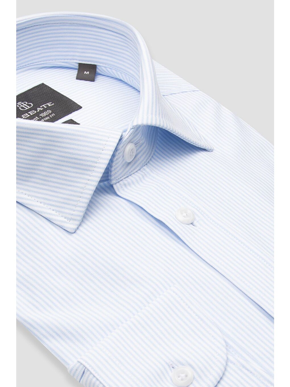 Floransa Jersey Pamuk Karışımlı Comfort Fit Lacivert Klasik Yaka Erkek Düz Gömlek-1