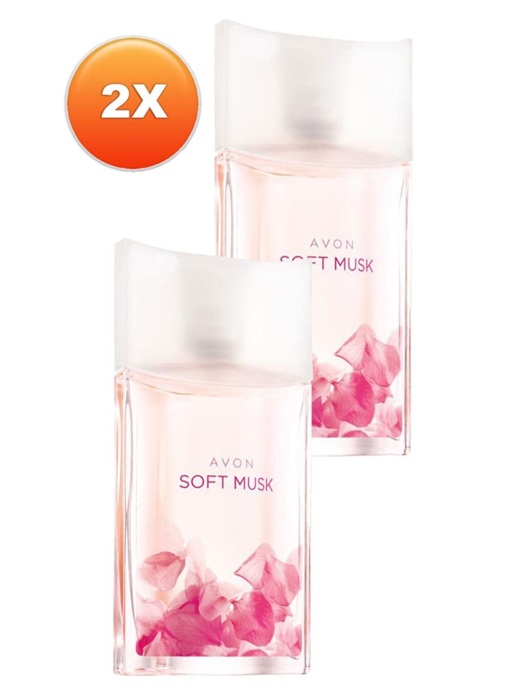 AVON Renksiz Soft Musk Kadın Parfüm Edt 50 Ml. İkili Set - 1