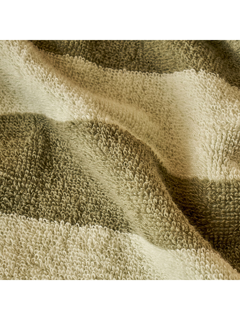 %100 Pamuk Line Yüz Havlusu Yeşil (50x70 cm)-2