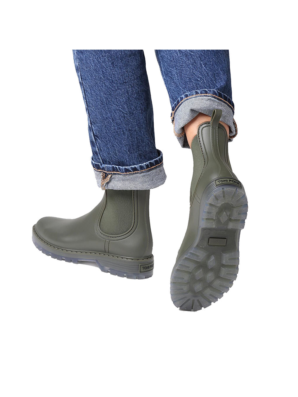 Haki Kadın Bot (Yağmur ) Coney Ankle Boot Water Khakı (caqui)-3