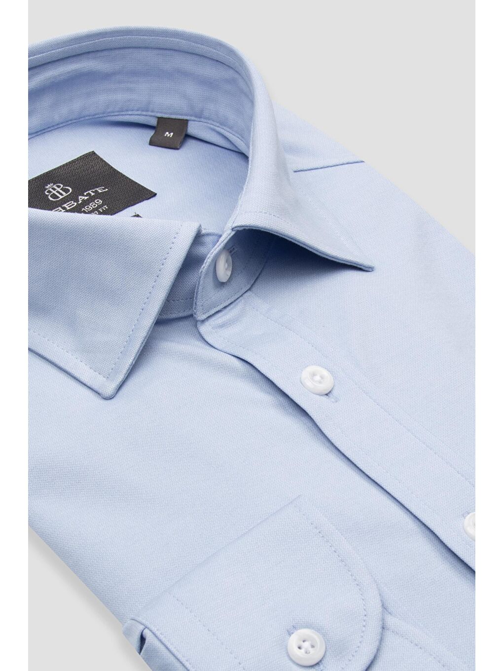 Floransa Jersey Pamuk Karışımlı Comfort Fit Mavi Klasik Yaka Erkek Düz Gömlek-1