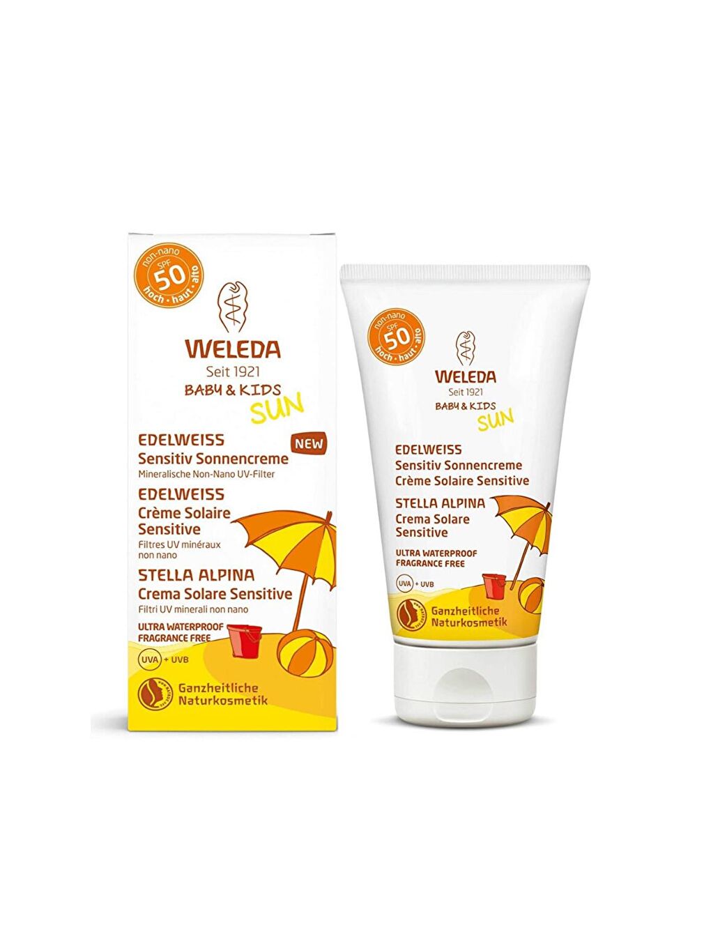 Weleda Karışık Edelweiss Organik Güneş Koruyucu Krem Spf50 50ml - 1