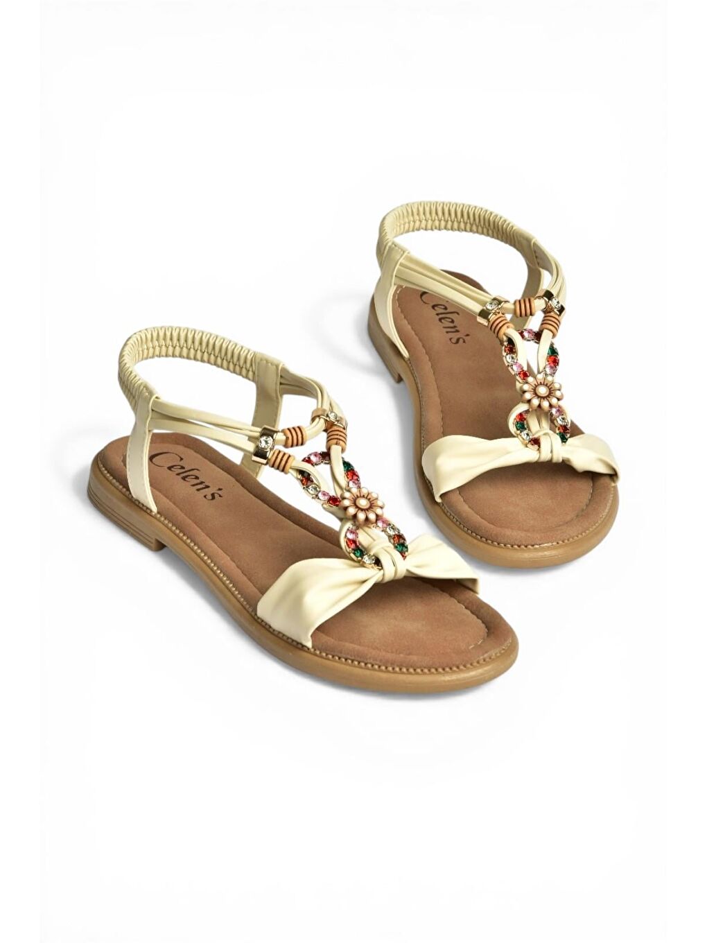 Bej Kadın Sandalet Y274601809-6