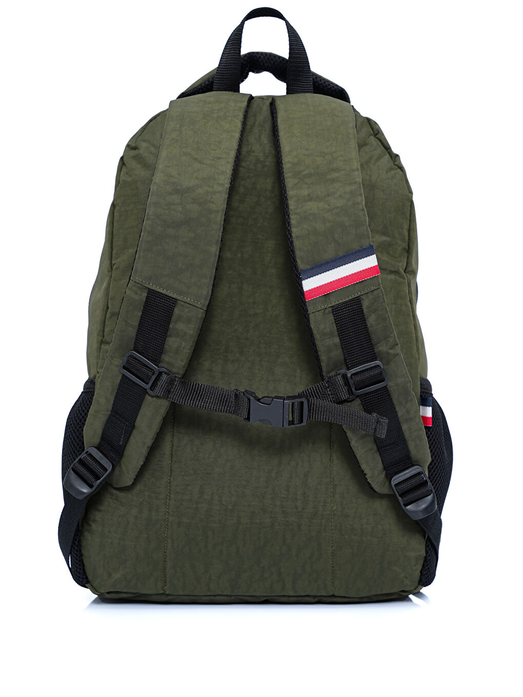 Haki Minimalist Tasarım Unisex Çok Gözlü Sırt Çantası-6