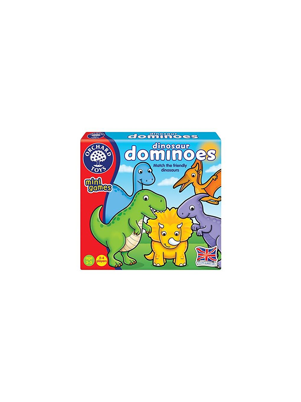 Orchard Karışık Dinosaur Dominoes (Sevimli Dinozorlar Mini Domino) - 2