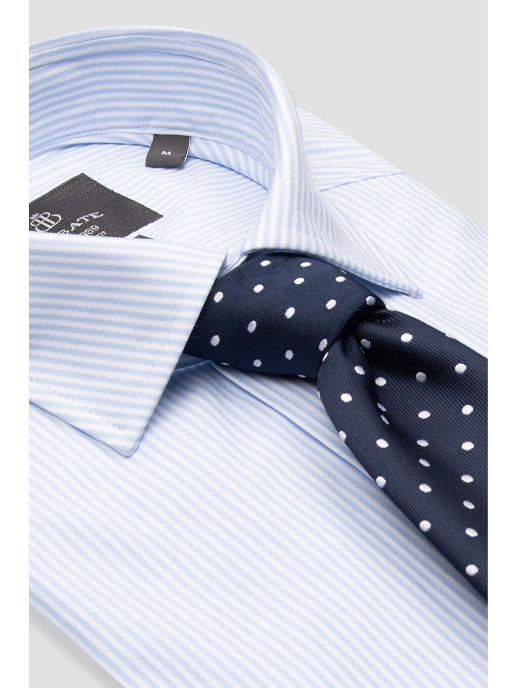 Floransa Jersey Pamuk Karışımlı Comfort Fit Açık Mavi Klasik Yaka Erkek Düz Gömlek-6