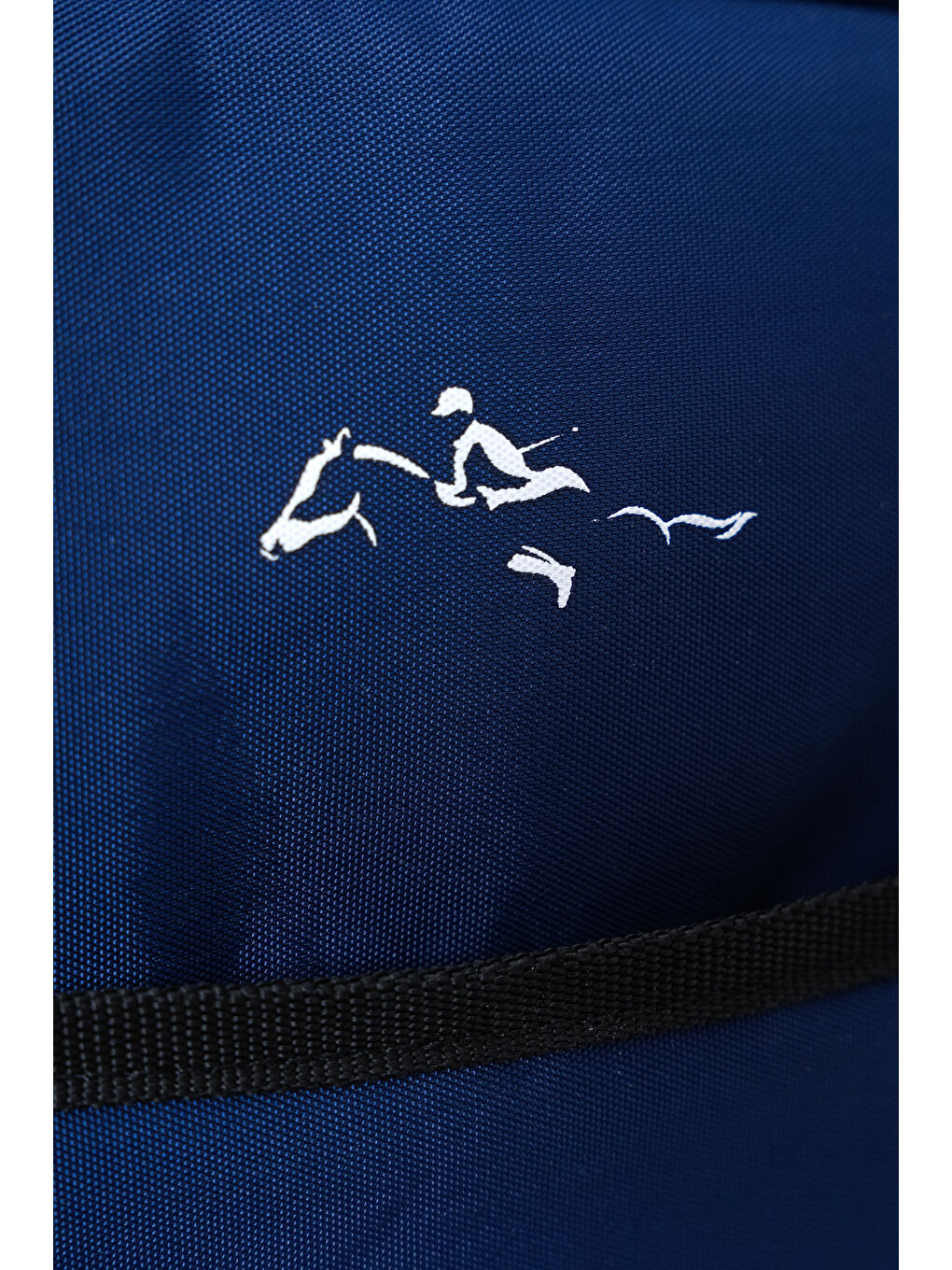 Lacivert Minimalist Tasarım Unisex Çok Gözlü Sırt Çantası-7