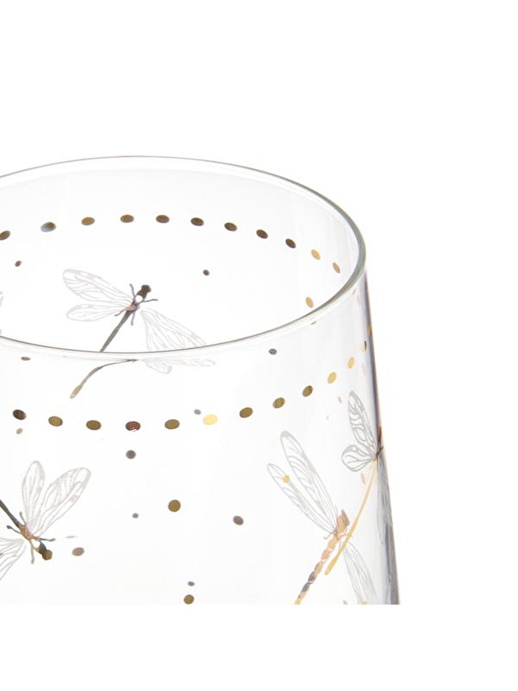 Karışık Dragonfly 4'lü Su Bardağı - Renkli - 420 ml-1