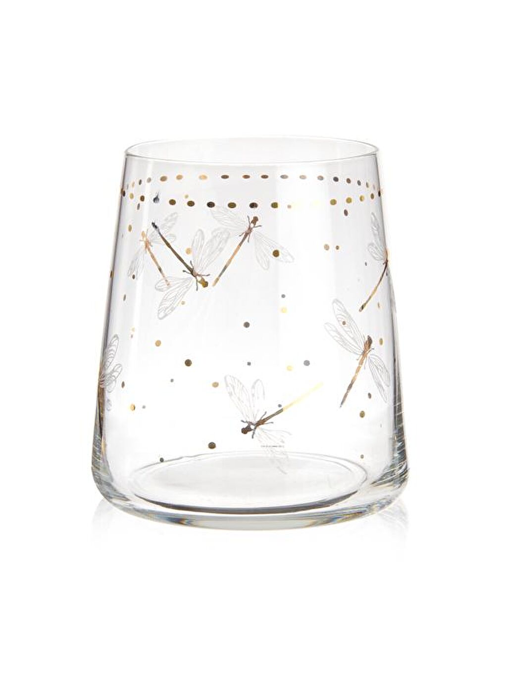 Karışık Dragonfly 4'lü Su Bardağı - Renkli - 420 ml-2