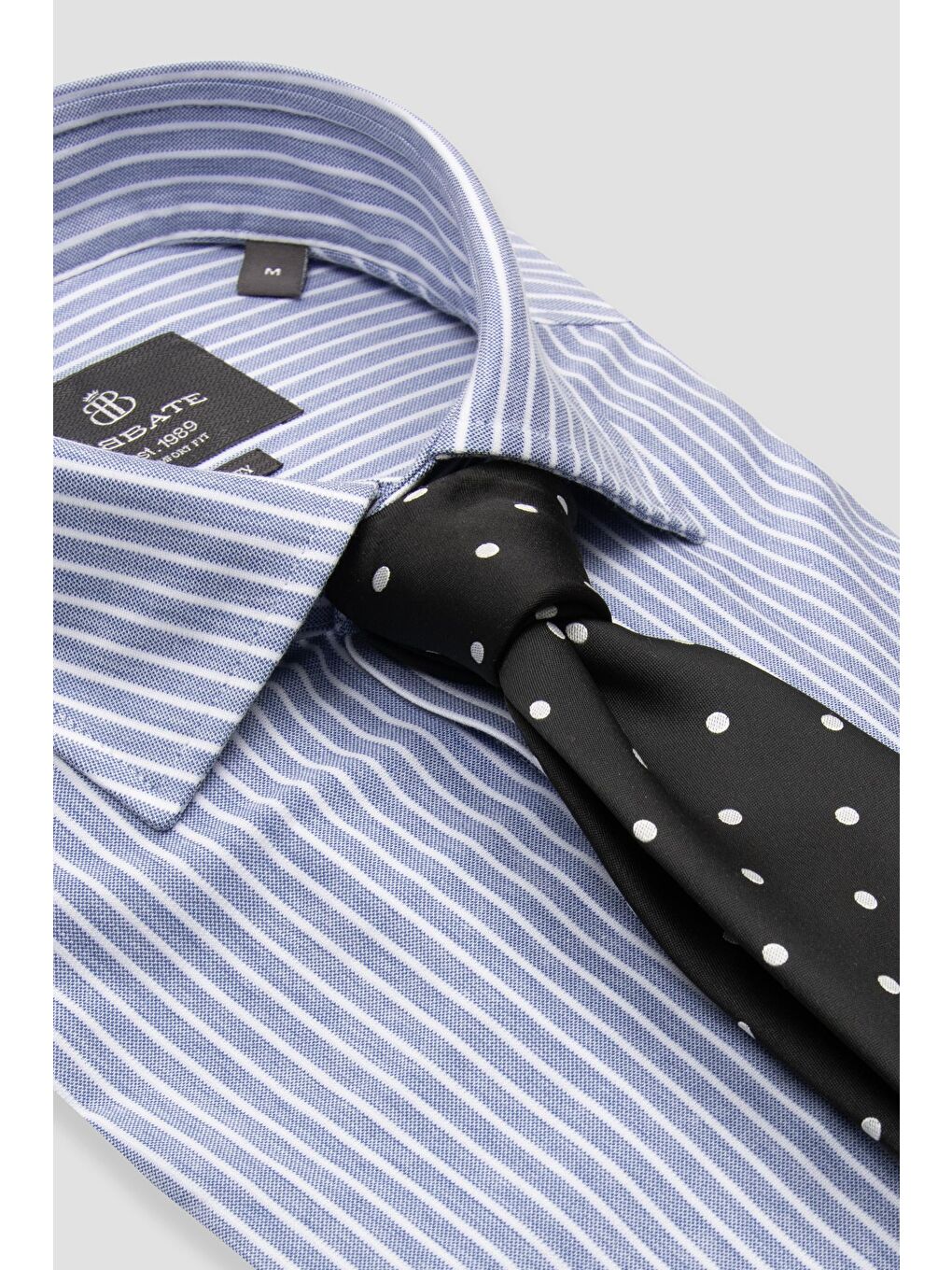Floransa Jersey Pamuk Karışımlı Comfort Fit Lacivert Klasik Yaka Erkek Çizgili Gömlek-6