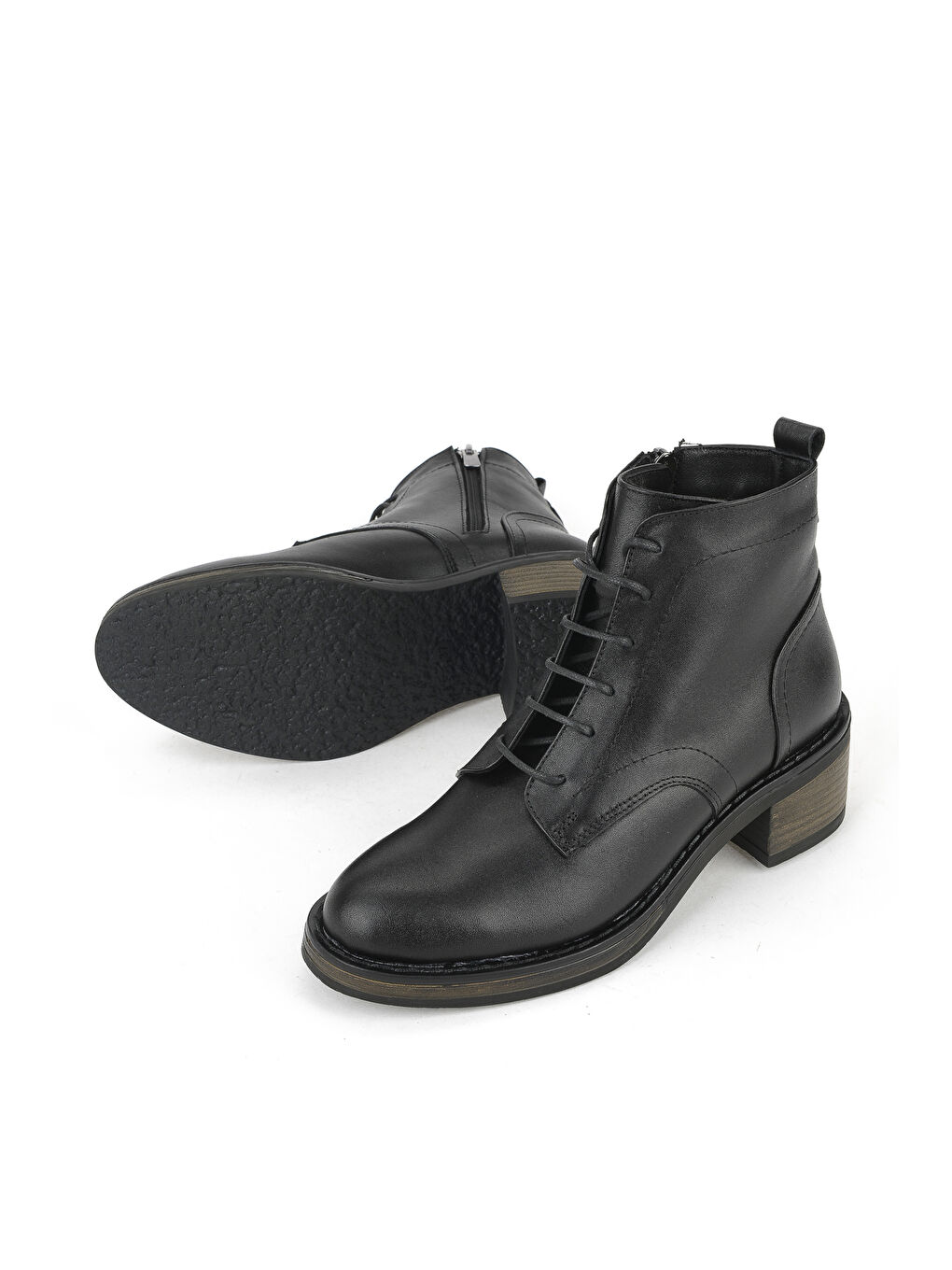 Kadın Hakiki Deri Bot 1531020Z2327 Siyah-3