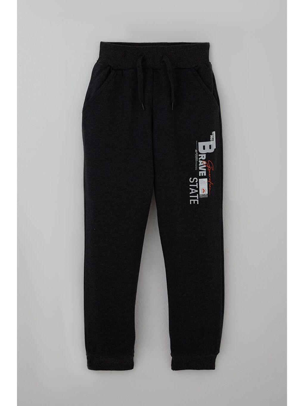 Erkek Çocuk Eşofman Takımı Kapüşonlu Fermuarlı Bağcık Aksesuarlı Beyaz (8-14 Yaş)-2