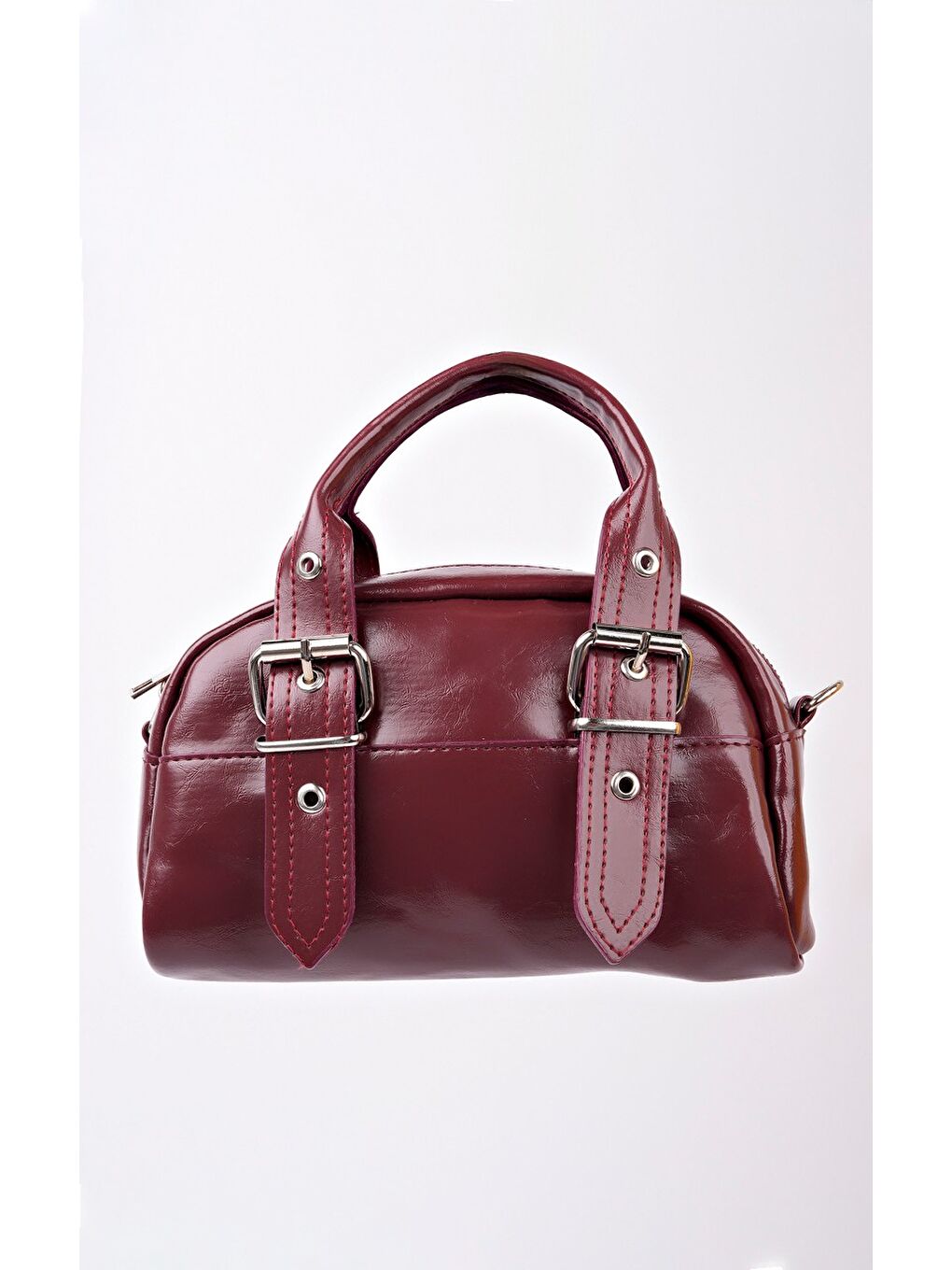 Bordo MONTANNA Kadın El ve Omuz Çantası-5