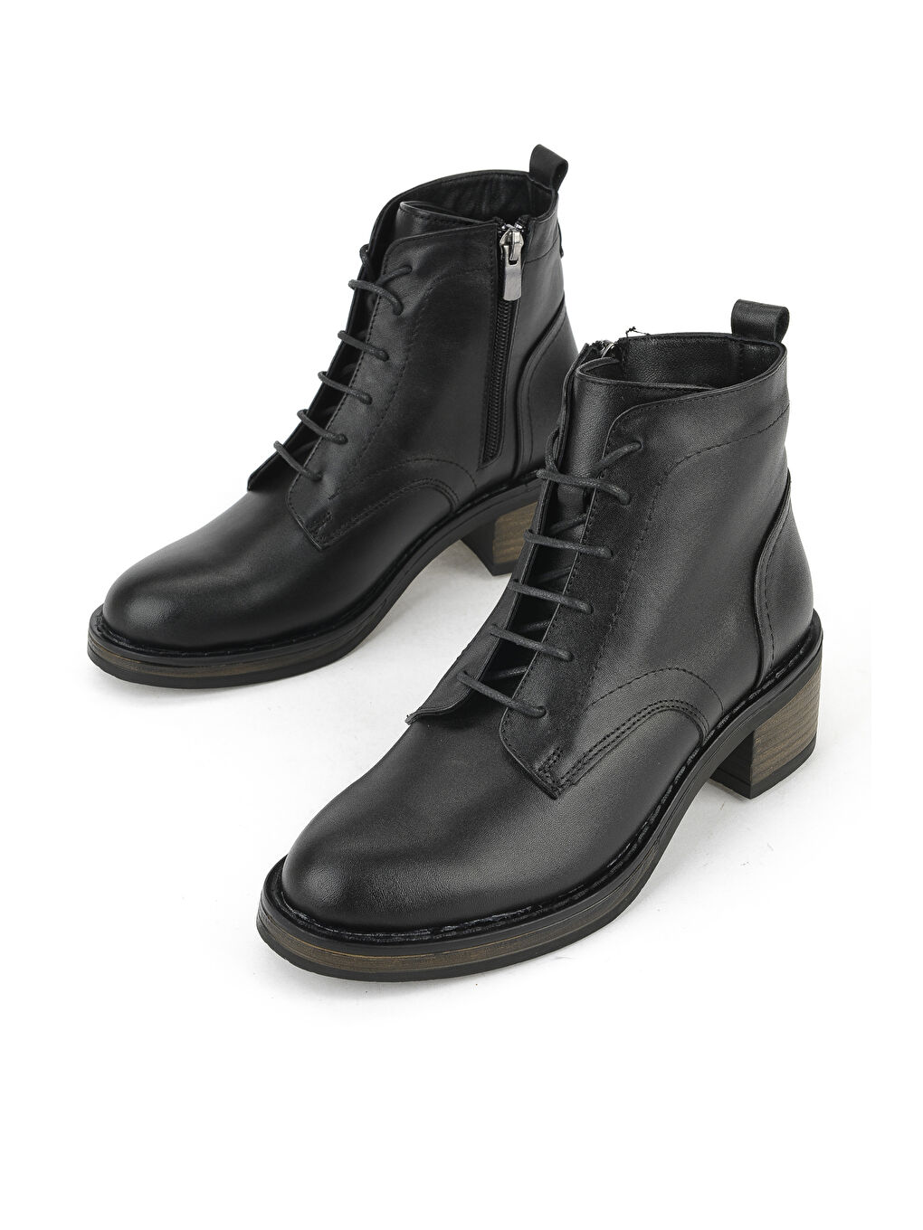 Kadın Hakiki Deri Bot 1531020Z2327 Siyah-4