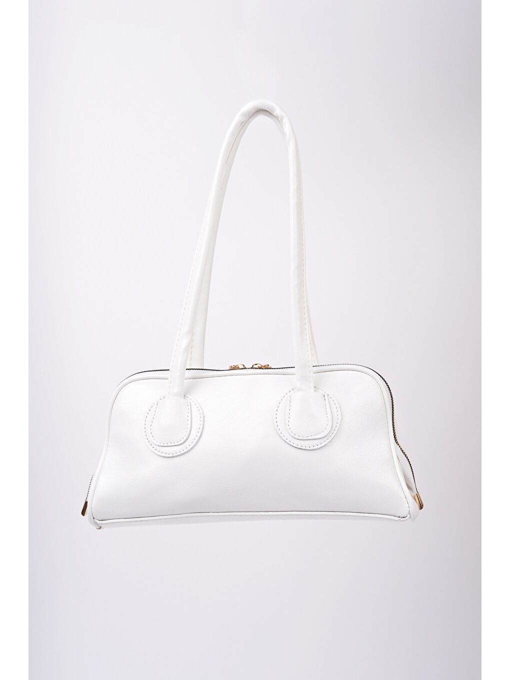 Beyaz GRACEYLN Kadın El ve Omuz Çantası-6