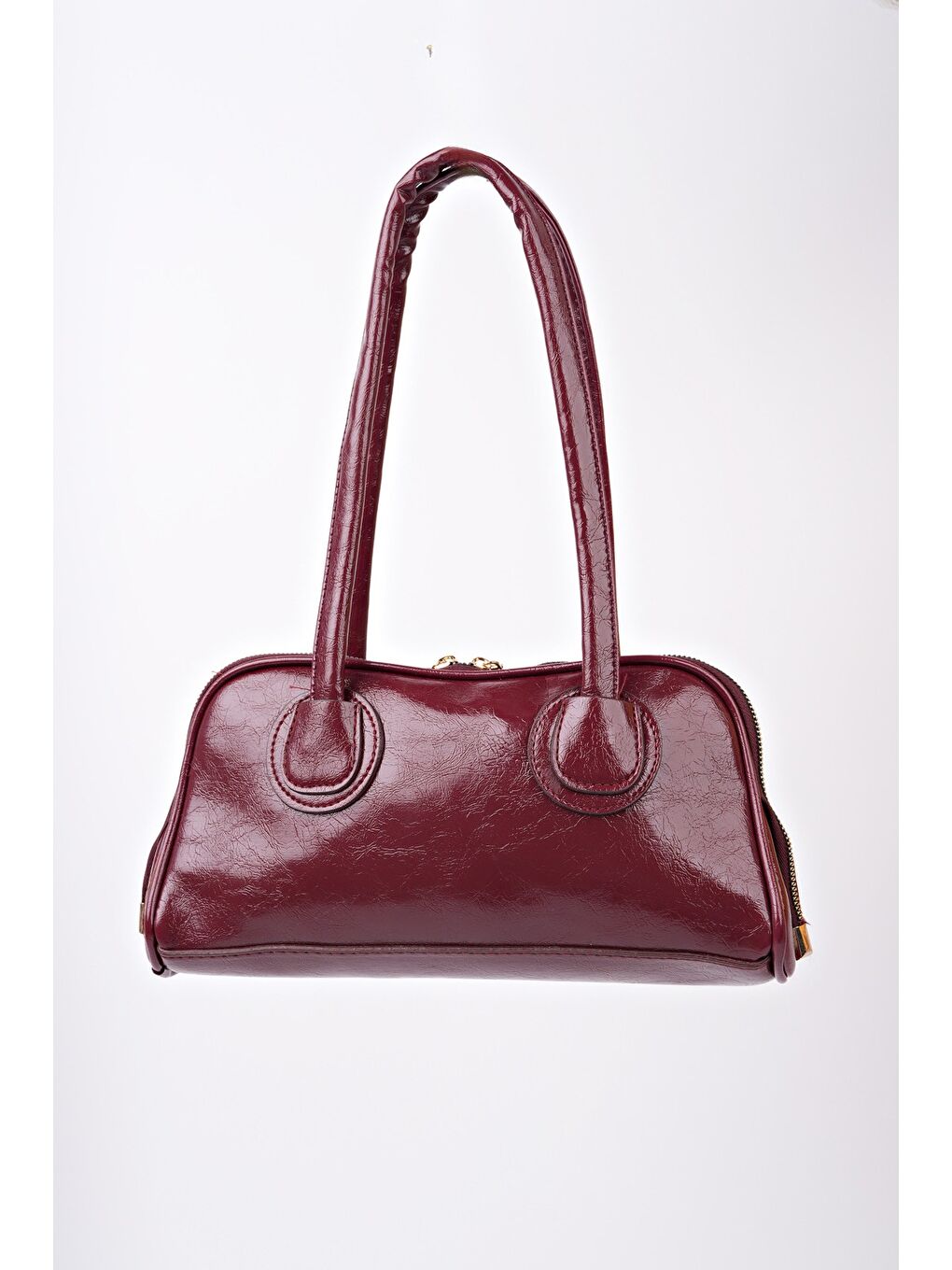 Bordo GRACEYLN Kadın El ve Omuz Çantası-4