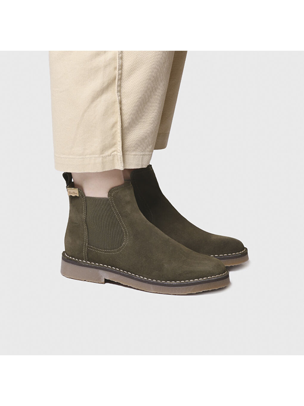 Kahverengi Kadın Bot ISA-SY Ankle boot in Suede in Arm-3