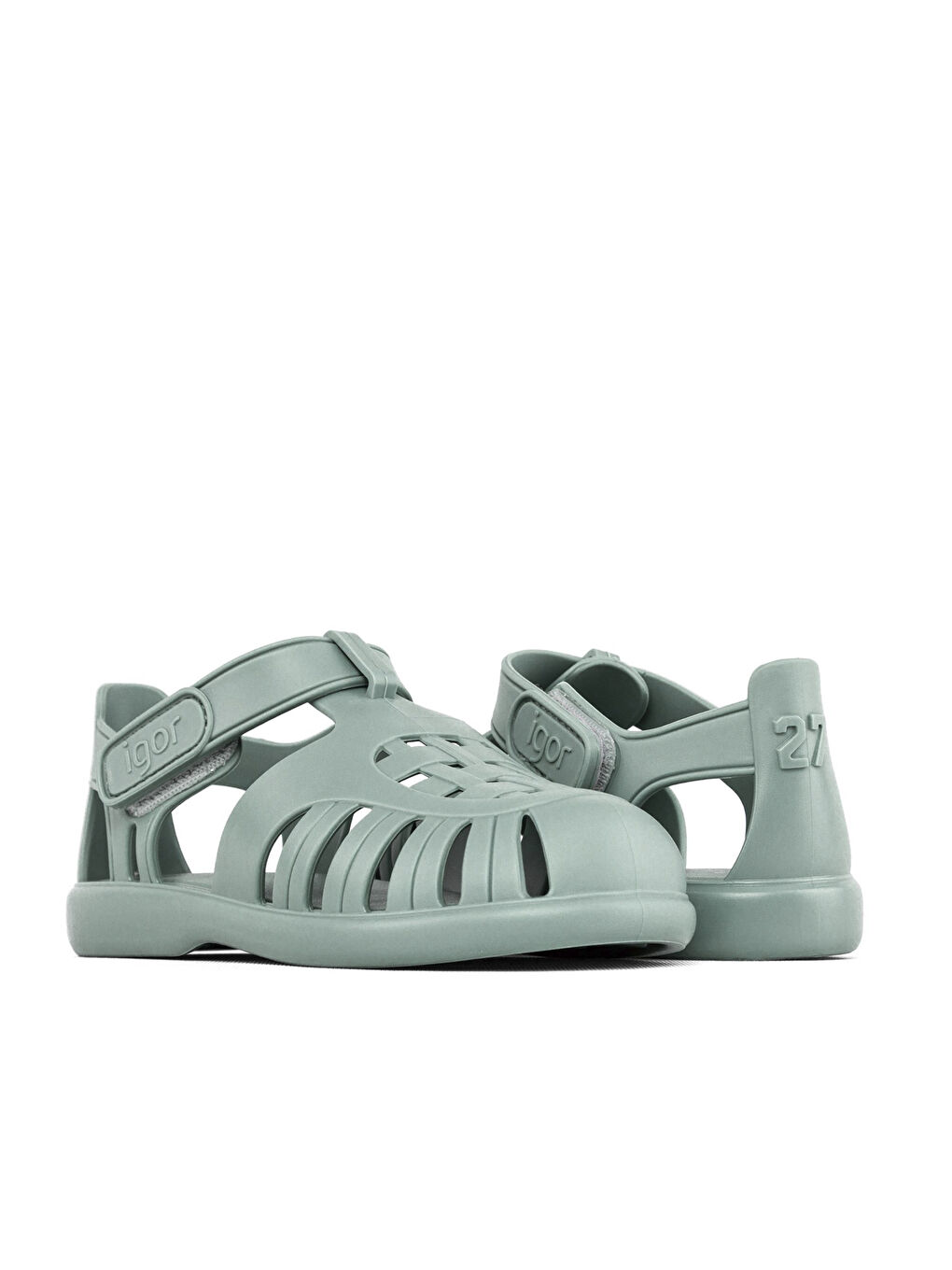 Yeşil Erkek Bebek Sandalet S10271 S10271 TOBBY SOLID 013-Verde 21-23-3