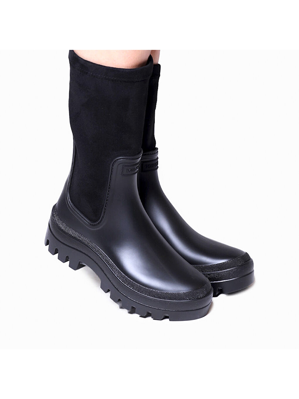 Siyah Kadın Çizme (Yağmur ) Cesena Negre (Black)-3